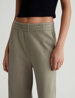 Renee Sweatpant Dried Parsley Relaxed Fit Wide Leg Pant WOMENS BOTTOMS Photo 3