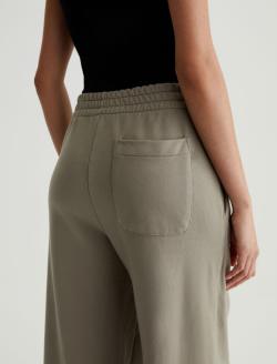 Renee Sweatpant Dried Parsley Relaxed Fit Wide Leg Pant WOMENS BOTTOMS Photo 5