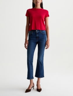 Farrah Boot Crop Jean Harmonica Mid-Rise Kick Flare WOMENS BOTTOMS Photo 2