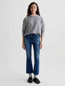 Farrah Boot Crop With Splatter 7 Years Render AG-ed™ Mid-Rise Boot Cut Denim WOMENS BOTTOMS Photo 2