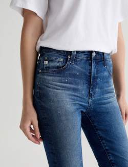 Farrah Boot Crop With Splatter 7 Years Render AG-ed™ Mid-Rise Boot Cut Denim WOMENS BOTTOMS Photo 4