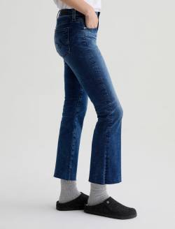 Farrah Boot Crop With Splatter 7 Years Render AG-ed™ Mid-Rise Boot Cut Denim WOMENS BOTTOMS Photo 5