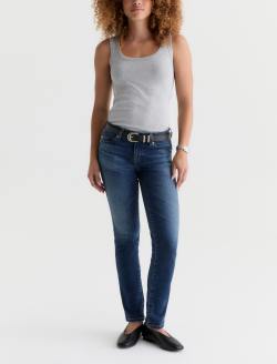 Sandra Petite Jean Havana Low-Rise Straight WOMENS BOTTOMS Photo 2