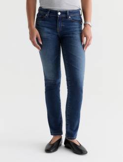 Sandra Petite Jean Havana Low-Rise Straight WOMENS BOTTOMS Photo 3