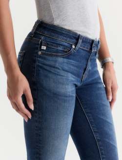 Sandra Petite Jean Havana Low-Rise Straight WOMENS BOTTOMS Photo 4