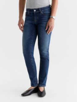 Sandra Petite Jean Havana Low-Rise Straight WOMENS BOTTOMS Photo 6