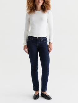 Sandra Petite Jean Modern Indigo Low-Rise Straight WOMENS BOTTOMS Photo 2