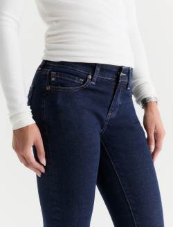 Sandra Petite Jean Modern Indigo Low-Rise Straight WOMENS BOTTOMS Photo 4