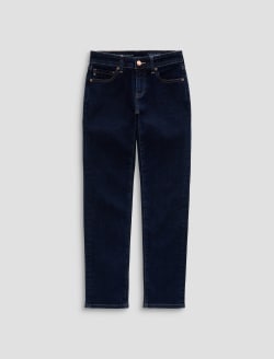 Sandra Petite Jean Modern Indigo Low-Rise Straight WOMENS BOTTOMS Photo 1