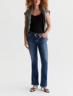 Farrah Boot Petite Jean Havana Mid-Rise Boot WOMENS BOTTOMS Photo 2