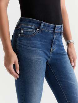 Farrah Boot Petite Jean Havana Mid-Rise Boot WOMENS BOTTOMS Photo 4