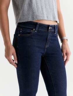 Farrah Boot Petite Jean Modern Indigo Mid-Rise Boot WOMENS BOTTOMS Photo 4