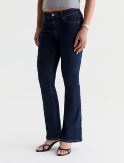 Farrah Boot Petite Jean Modern Indigo Mid-Rise Boot WOMENS BOTTOMS Photo 6