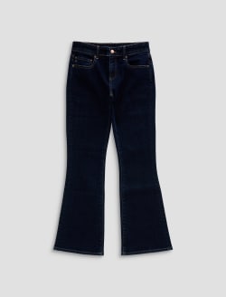 Farrah Boot Petite Jean Modern Indigo Mid-Rise Boot WOMENS BOTTOMS Photo 1