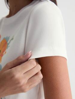 Sadie Crew Cali 90's Vintage Crop Tee WOMENS TOPS Photo 6