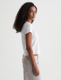 Sadie Crew Cheers Hour Powder 90's Vintage Crop Tee WOMENS TOPS Photo 4