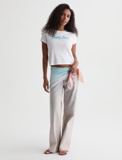 Sadie Crew Cheers Hour Powder 90's Vintage Crop Tee WOMENS TOPS Photo 5