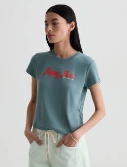 Sadie Crew Cheers Hour 90's Vintage Crop Tee WOMENS TOPS Photo 7