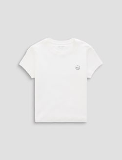 Sadie Crew AG Chest Logo Powder 90's Vintage Crop Tee WOMENS TOPS Photo 1