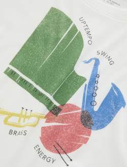 Sadie Crew P Jazz Swing Powder 90's Vintage Crop Tee WOMENS TOPS Photo 9