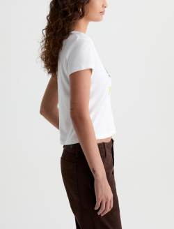 Sadie Crew P Jazz Swing Powder 90's Vintage Crop Tee WOMENS TOPS Photo 4