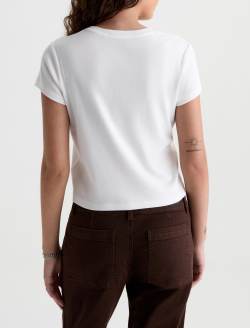 Sadie Crew P Jazz Swing Powder 90's Vintage Crop Tee WOMENS TOPS Photo 8