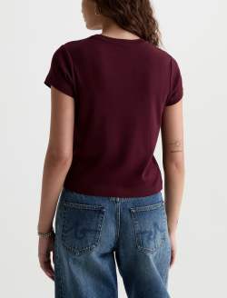 Sadie Crew Jazz Berry 90's Vintage Crop Tee WOMENS TOPS Photo 8
