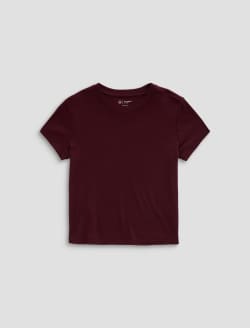 Sadie Crew Jazz Berry 90's Vintage Crop Tee WOMENS TOPS Photo 1