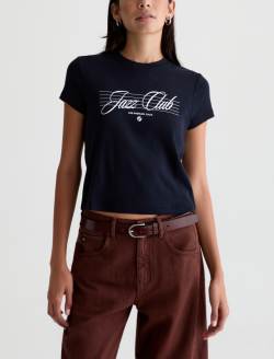 Sadie Crew 90s Jazz Club 90's Vintage Crop Tee WOMENS TOPS Photo 2