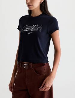 Sadie Crew 90s Jazz Club 90's Vintage Crop Tee WOMENS TOPS Photo 7