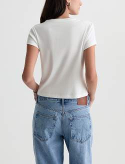 Sadie Crew LA City 90's Vintage Crop Tee WOMENS TOPS Photo 8