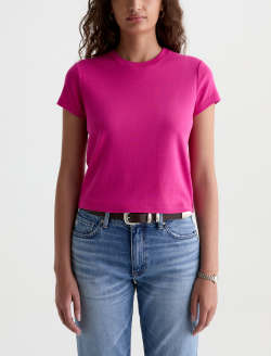 Sadie Crew Lipstick 90's Vintage Crop Tee WOMENS TOPS Photo 2