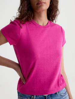 Sadie Crew Lipstick 90's Vintage Crop Tee WOMENS TOPS Photo 3