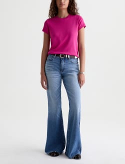 Sadie Crew Lipstick 90's Vintage Crop Tee WOMENS TOPS Photo 5