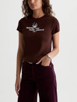 Sadie Crew P Martini Moment 90's Vintage Graphic Crop Tee WOMENS TOPS Photo 7