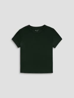 Sadie Crew Pine 90's Vintage Crop Tee WOMENS TOPS Photo 1