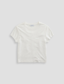 Sadie Crew Powder 90'S Vintage Crop T-Shirt WOMENS TOPS Photo 1