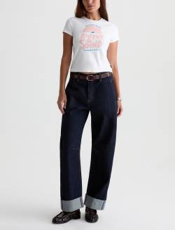 Sadie Crew P Rhythm Sound Tee 90's Vintage Crop Tee WOMENS TOPS Photo 5