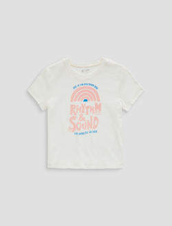 Sadie Crew P Rhythm Sound Tee 90's Vintage Crop Tee WOMENS TOPS Photo 1