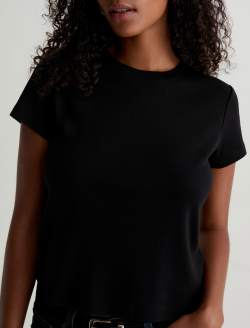 Sadie Crew Super Black 90'S Vintage Crop T-Shirt WOMENS TOPS Photo 3