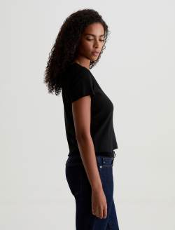 Sadie Crew Super Black 90'S Vintage Crop T-Shirt WOMENS TOPS Photo 4