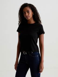 Sadie Crew Super Black 90'S Vintage Crop T-Shirt WOMENS TOPS Photo 7