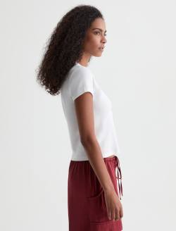 Sadie Crew Sand And Sun Powder 90's Vintage Crop Tee WOMENS TOPS Photo 4