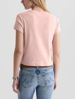 Sadie Crew Sparkling Rose 90's Vintage Crop Tee WOMENS TOPS Photo 8