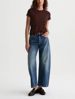 Sadie Crew Wood Brown 90's Vintage Crop Tee WOMENS TOPS Photo 5