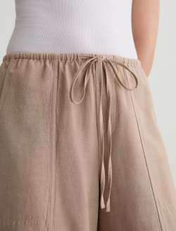 Nina Simple Taupe Pull-On Wide Leg WOMENS BOTTOMS Photo 4