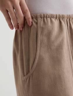 Nina Simple Taupe Pull-On Wide Leg WOMENS BOTTOMS Photo 7