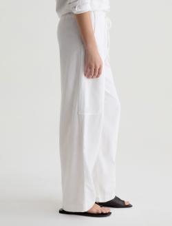 Nina White Pull-On Wide Leg WOMENS BOTTOMS Photo 5