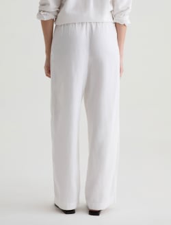 Nina White Pull-On Wide Leg WOMENS BOTTOMS Photo 8