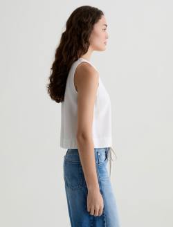 Alpha Tank White Shell Tank WOMENS TOPS Photo 4
